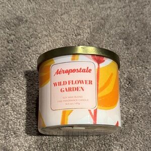Aeropostale Wild Flower Garden Scented 3 Wick Candle 14.5 oz